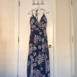 Parisian Halter top maxi dress, US size 10